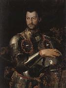 ALLORI Alessandro Cosimo I dressed in a portrait of Qingqi Breastplate oil painting reproduction